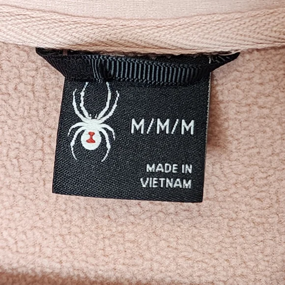 Spyder Zip-up Women's Jacket Size Medium Misty Rose Fleece Lined - Picture 8 of 12